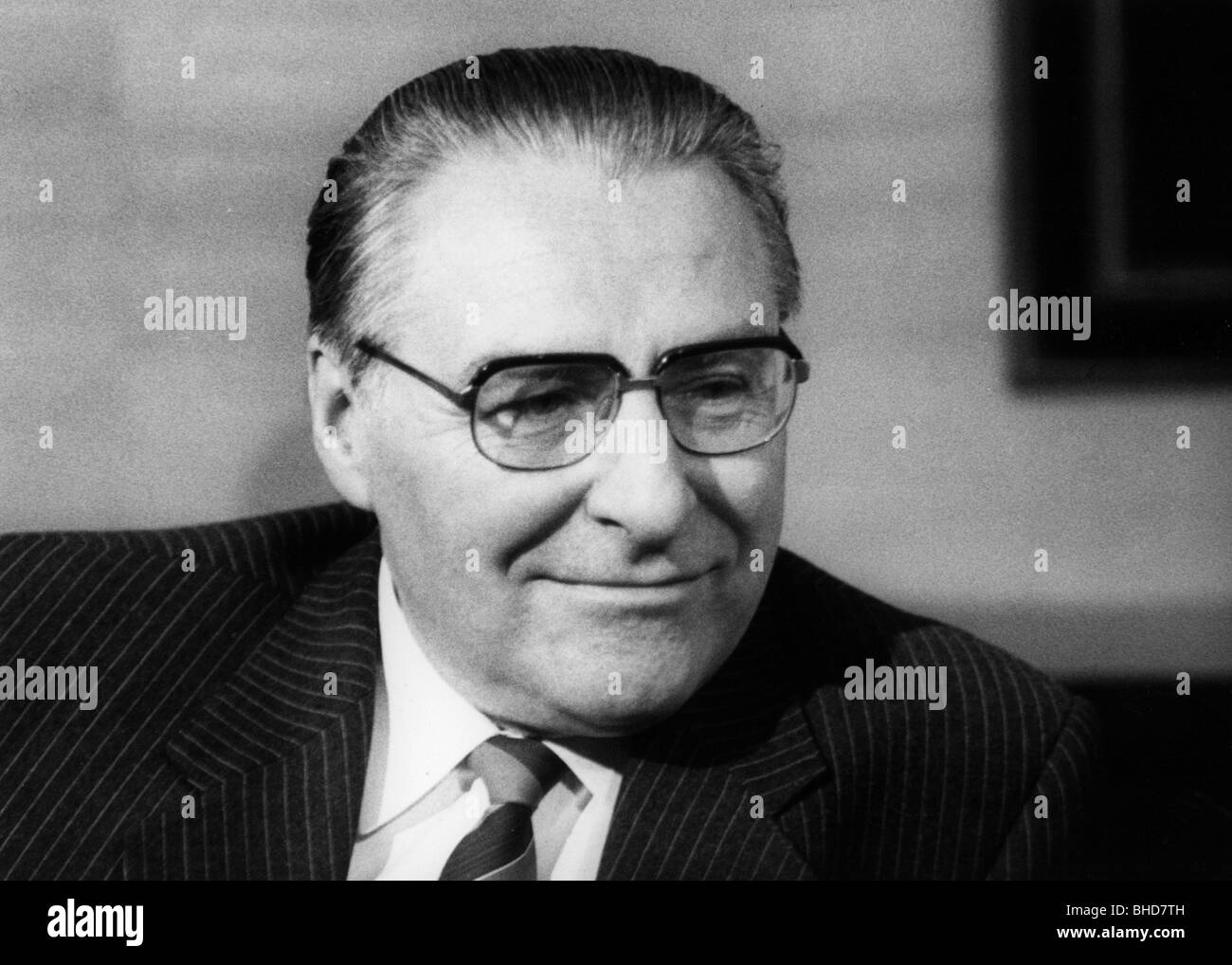 Karpov, Victor, politicien soviétique, portrait, comme négociateur en chef à la conférence sur le désarmement à Genève, Banque D'Images