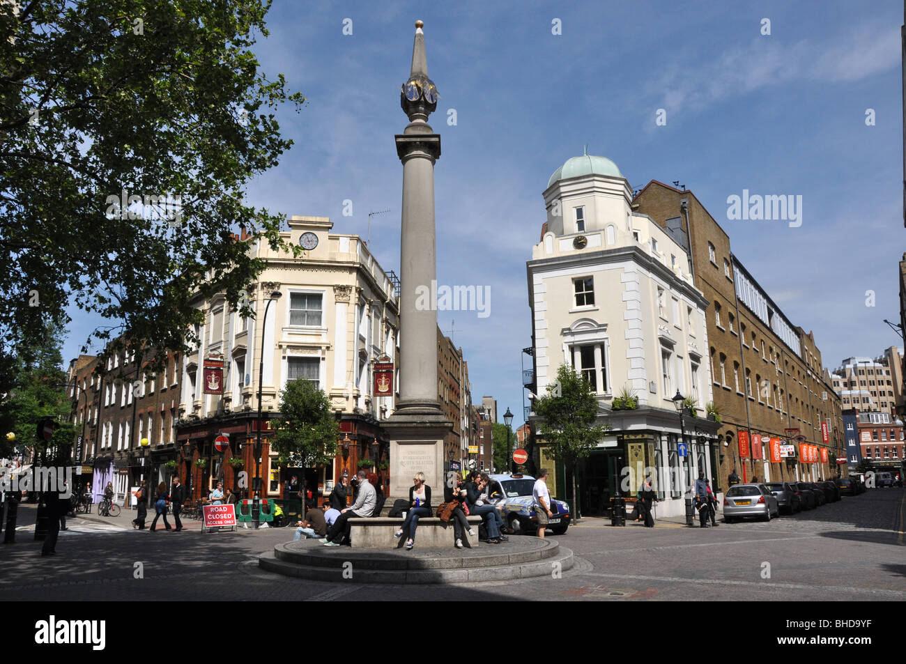 Seven Dials Covent Garden London UK : est une petite mais très bien connu de la West End de Londres Banque D'Images