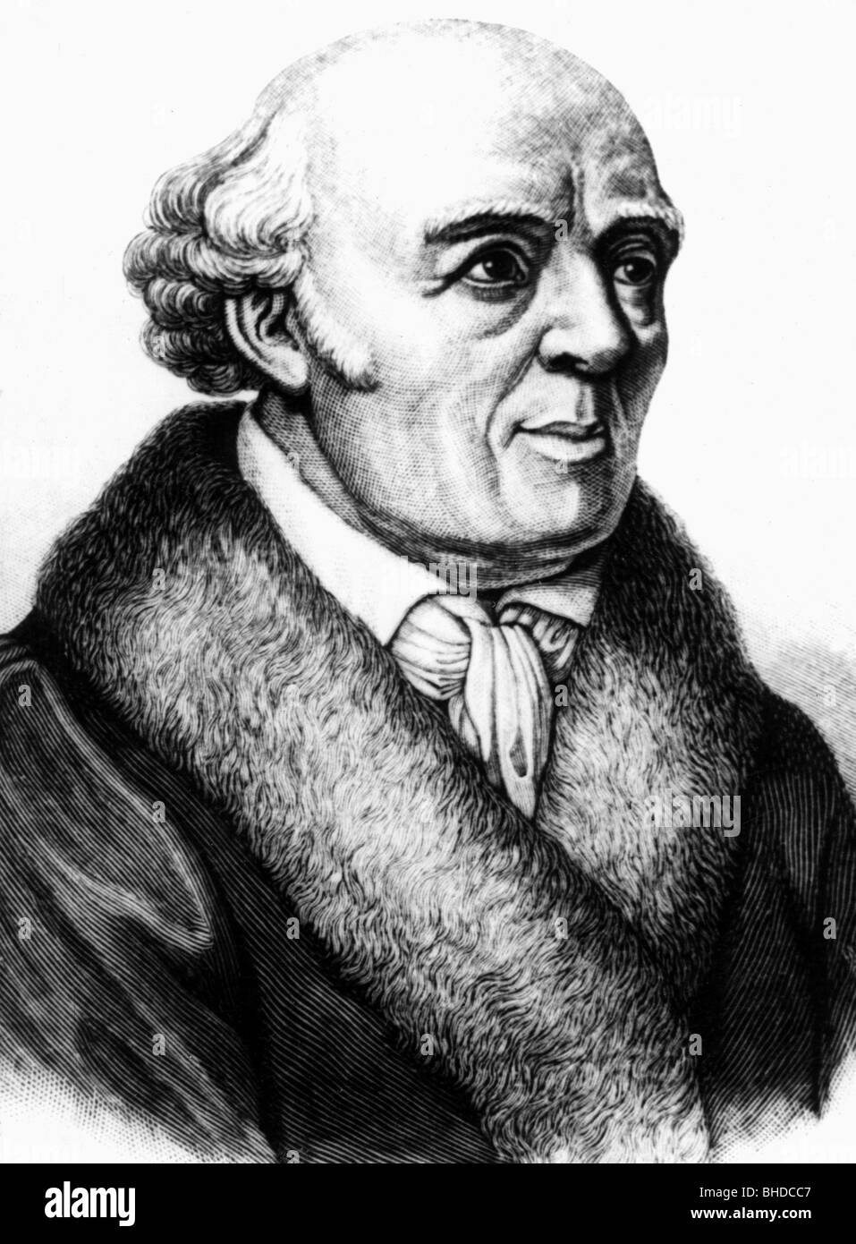 Hahnemann, Christian Friedrich Samuel, 10.4.1755 - 2.7.1843, médecin allemand, fondateur de l'homéopathie, portrait, 1829, , Banque D'Images