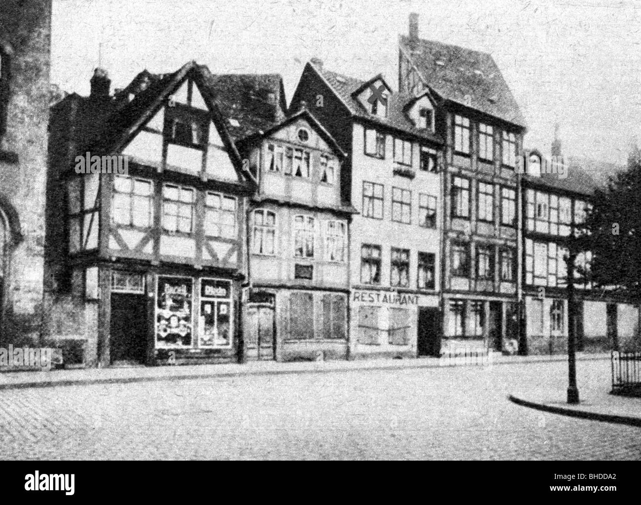 Haarmann, Friedrich 'Fritz', 25.10.1879 - 15.4.1925, tueur en série allemand, maison avec son appartement, Rote Reihe No. 4, Hanovre, Banque D'Images