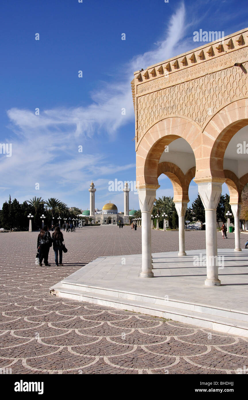 Mausolée d'Habib Bourguiba, Monastir, Monastir, Tunisie Gouvernorat Banque D'Images