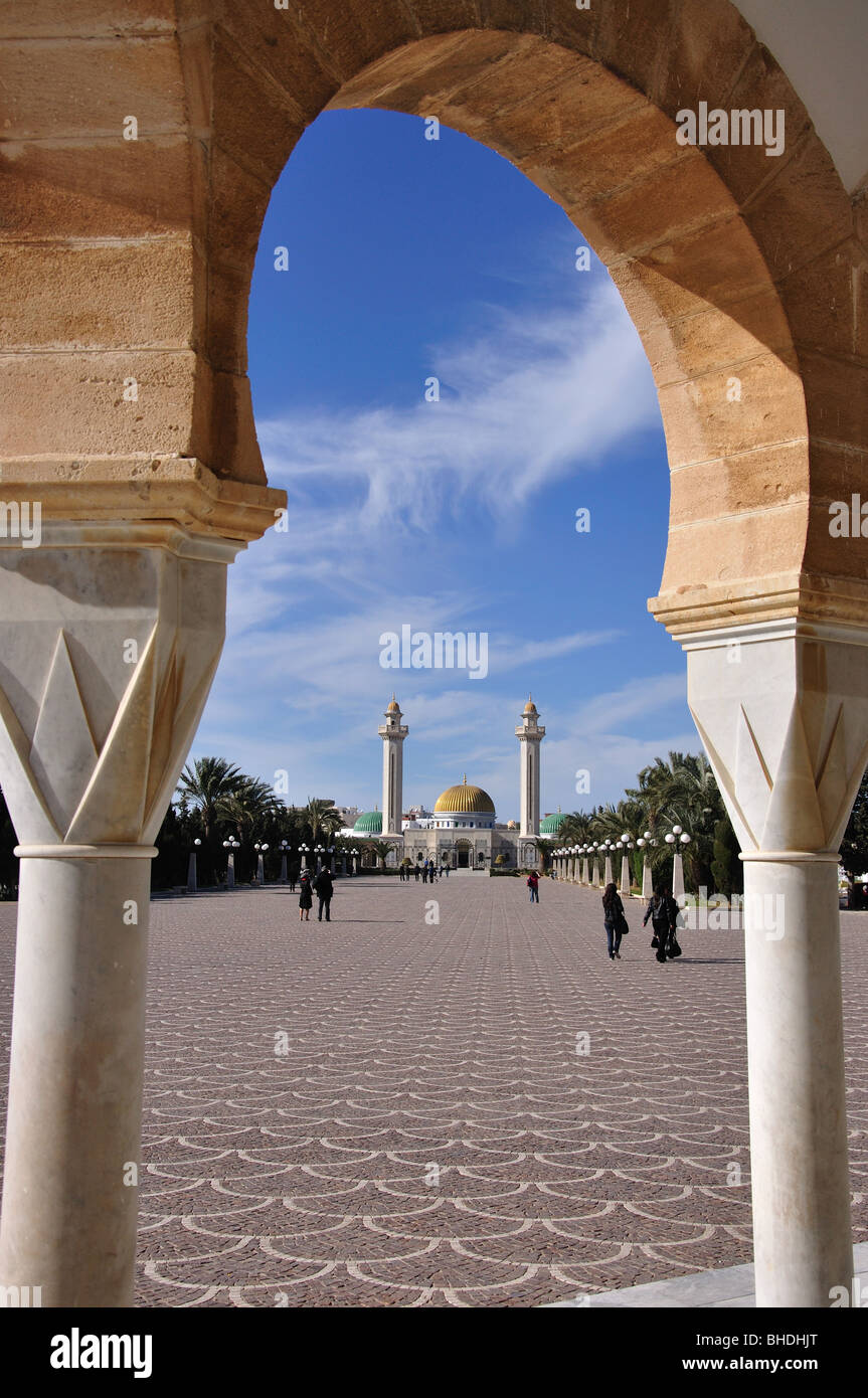 Mausolée d'Habib Bourguiba, Monastir, Monastir, Tunisie Gouvernorat Banque D'Images