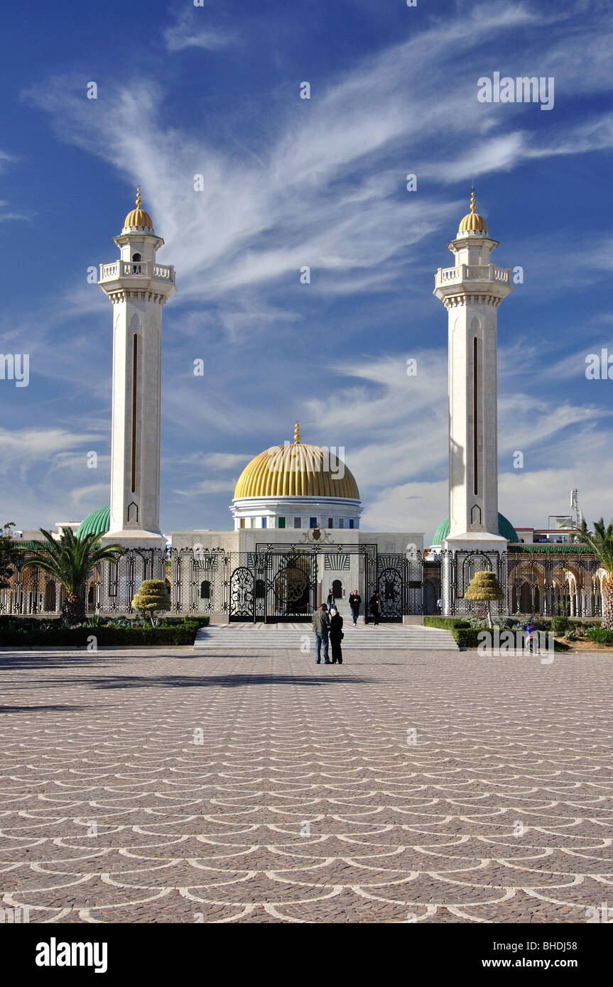 Mausolée d'Habib Bourguiba, Monastir, Monastir, Tunisie Gouvernorat Banque D'Images