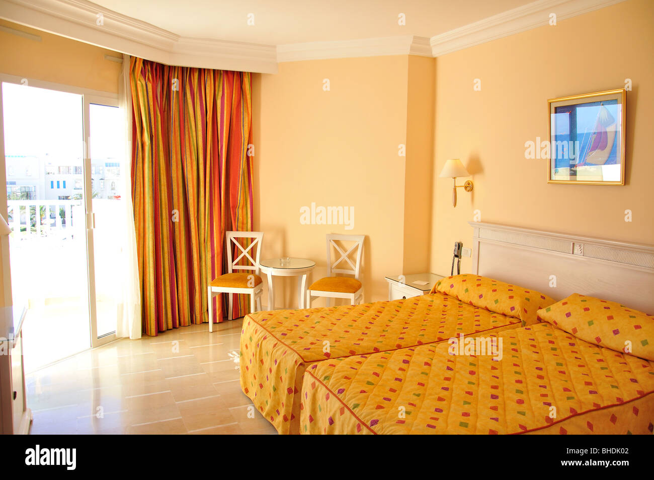 Chambre Standard, ClubHotel Riu Bellevue Park, Port El Kantaoui, Sousse, Tunisie Gouvernorat Banque D'Images