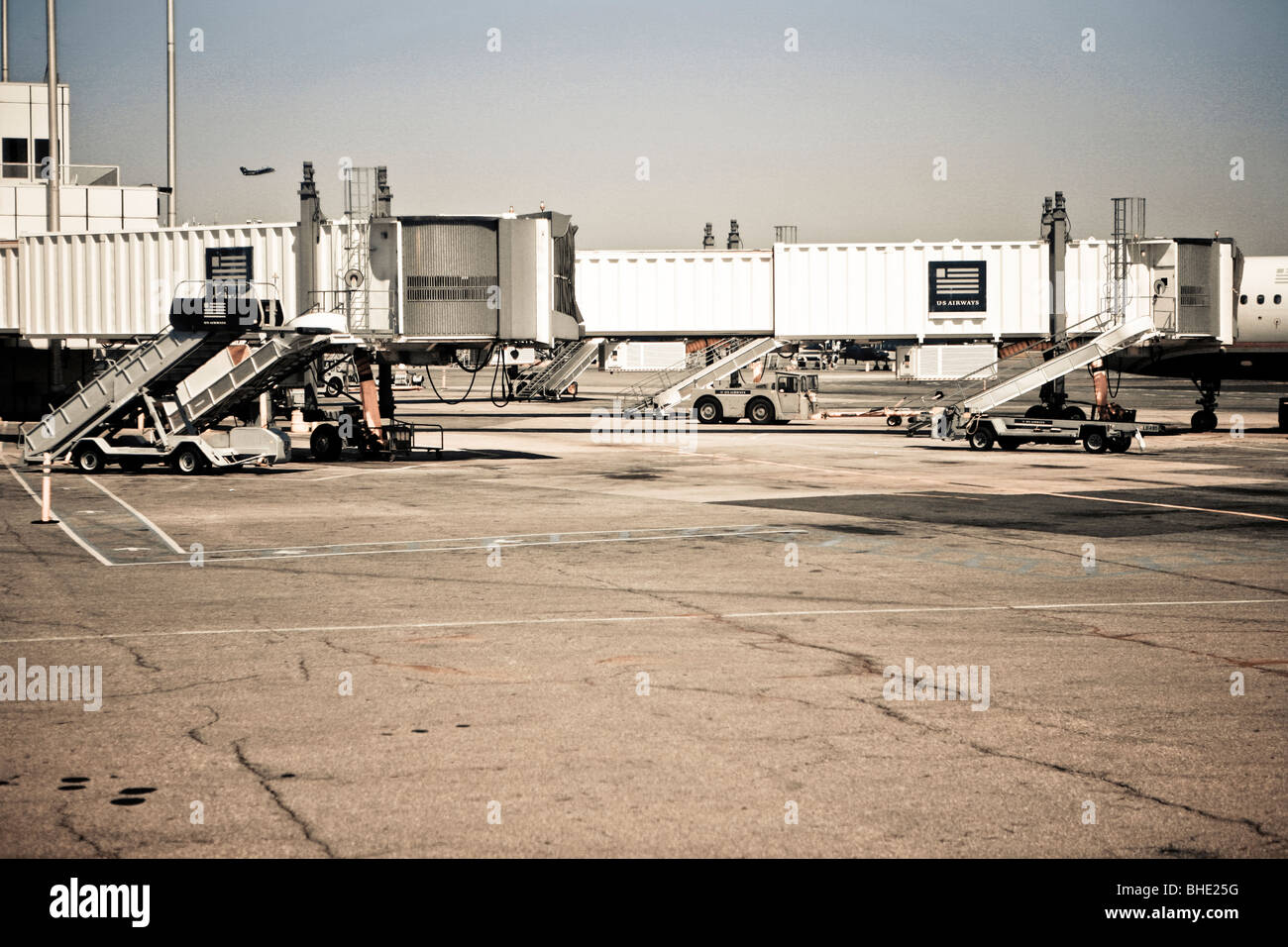 Doigt, de l'aéroport d'Atlanta, Georgia, USA Banque D'Images