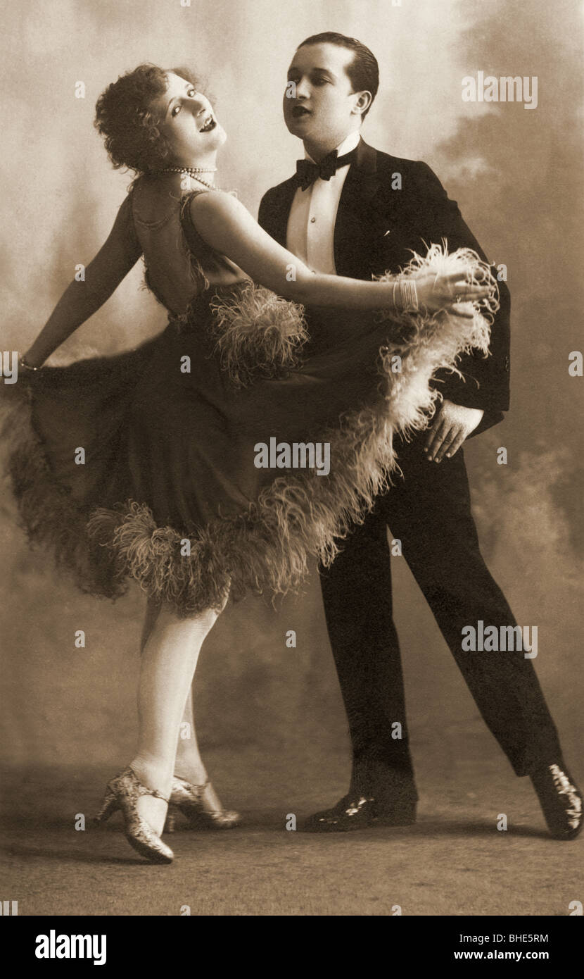 danse, couple dansant, 1920, Banque D'Images