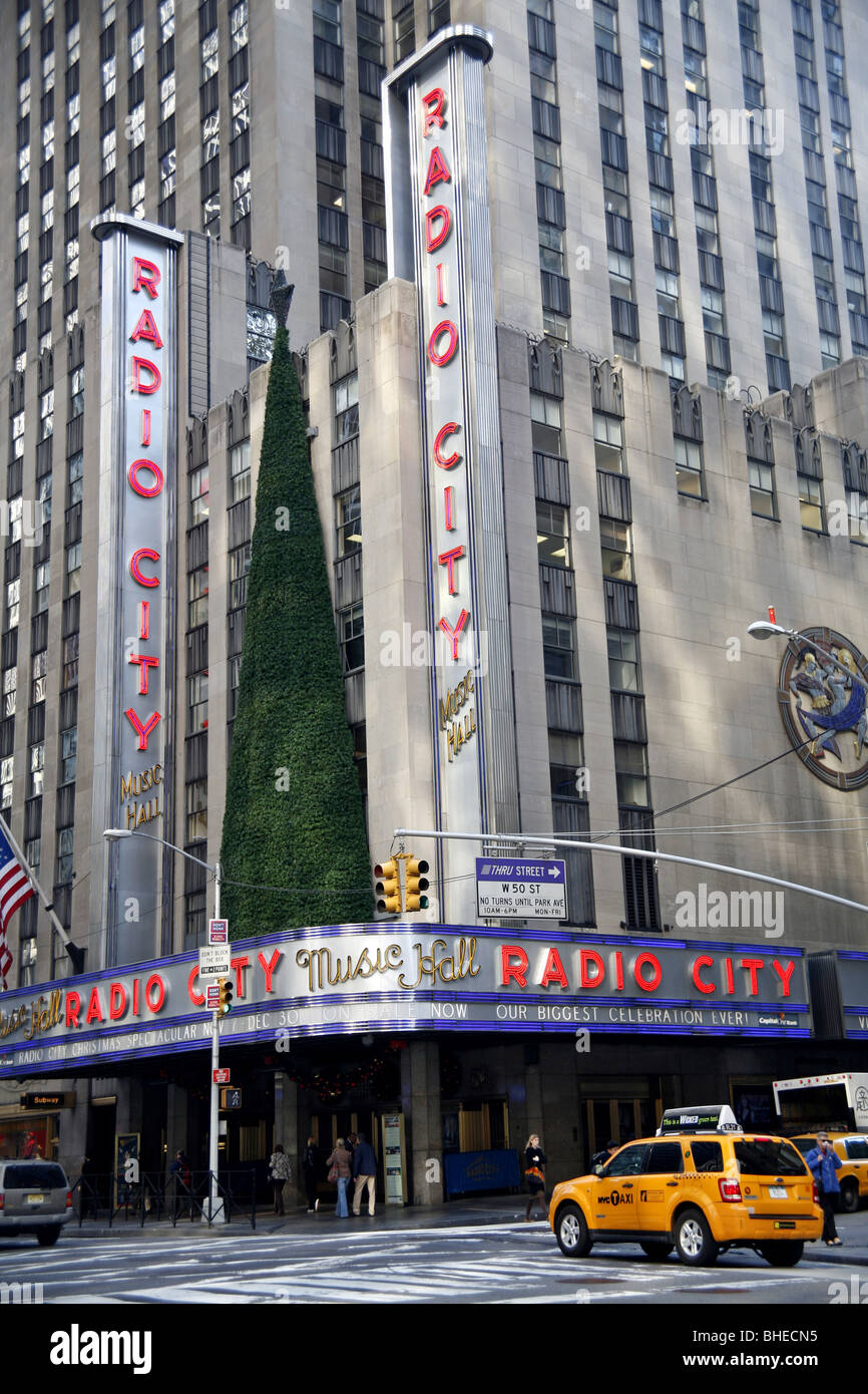 Radio City Music Hall, New York, Amérique Banque D'Images