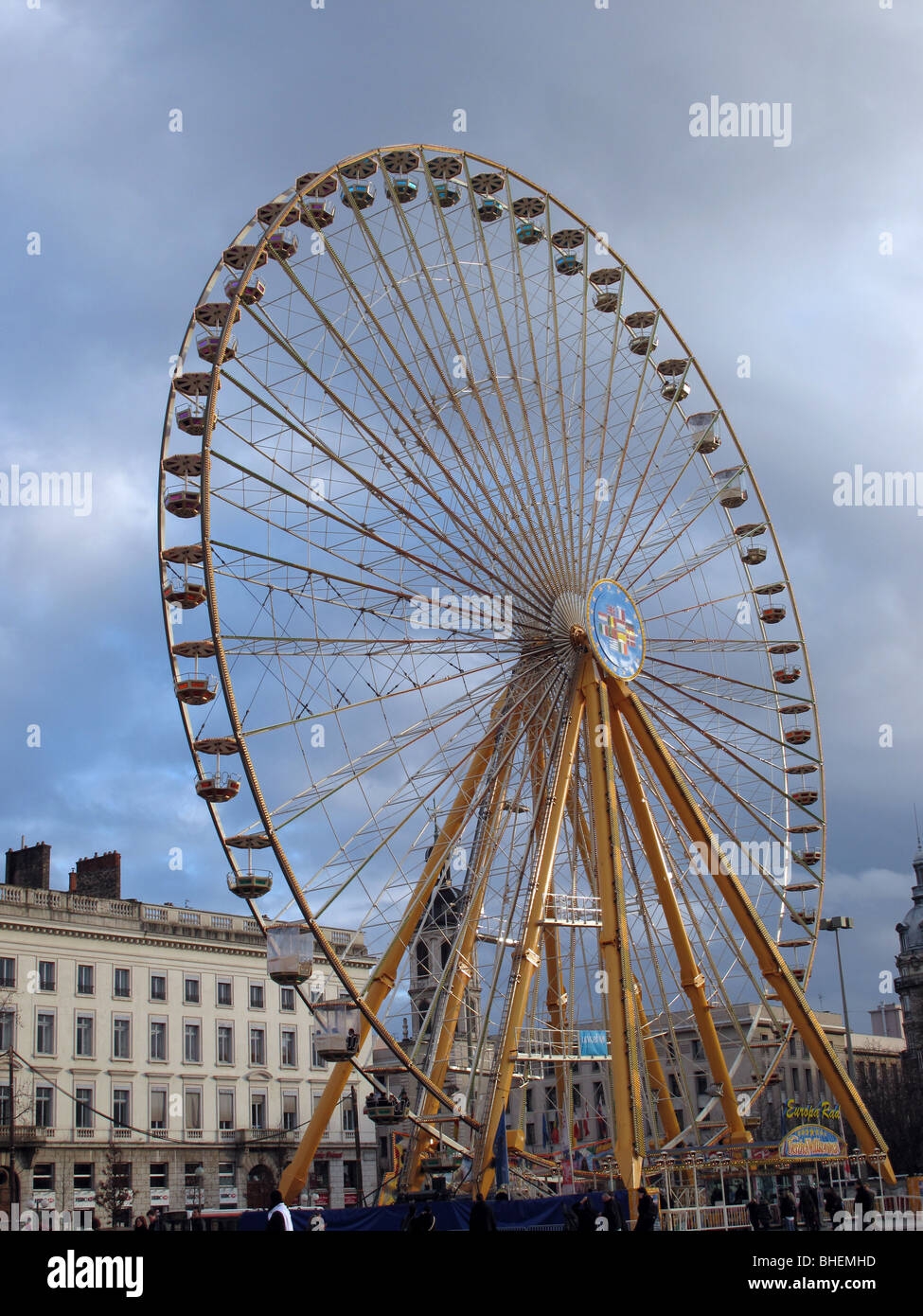 Grande roue de la place Bellecour - sommaire - Lyon - France Photo Stock -  Alamy