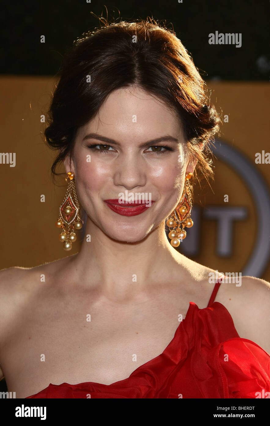 MARIANA KLAVENO 16e REMISE ANNUELLE DES Screen Actors Guild Awards RED CARPET CENTRE-VILLE DE LOS ANGELES CA USA 23 janvier 2010 Banque D'Images