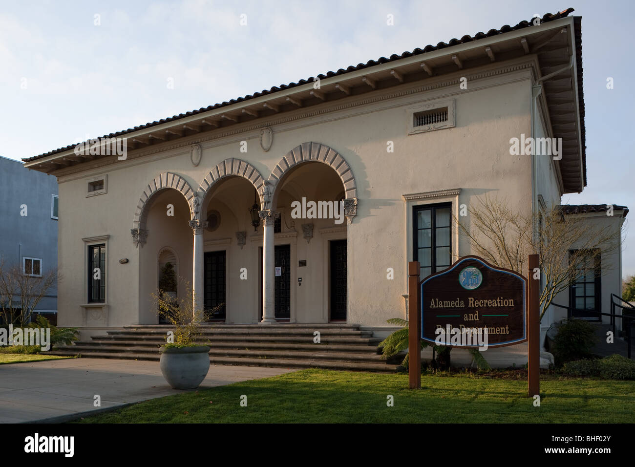 Département des parcs et loisirs d'Alameda, CA Banque D'Images