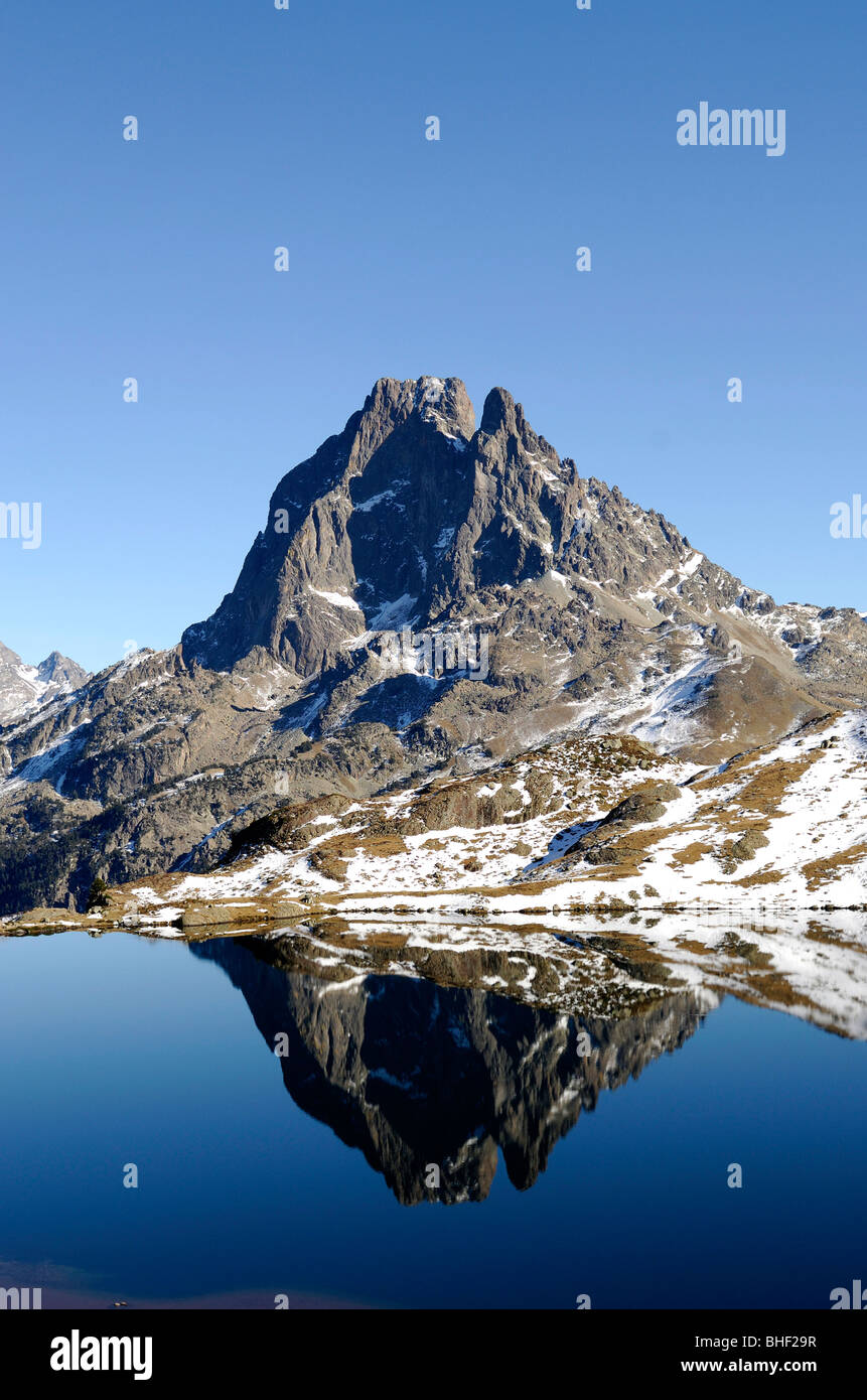 Pic du Midi d'Ossau (montagne) (64) Banque D'Images