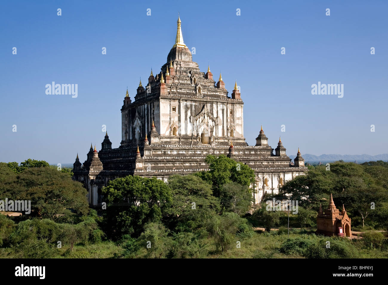 Thatbyinnyu Pahto. Bagan. Myanmar Banque D'Images