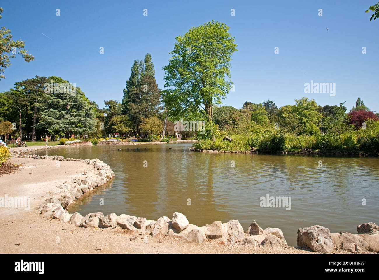 Peoples Park, Grimsby, North East Lincolnshire, Angleterre Banque D'Images