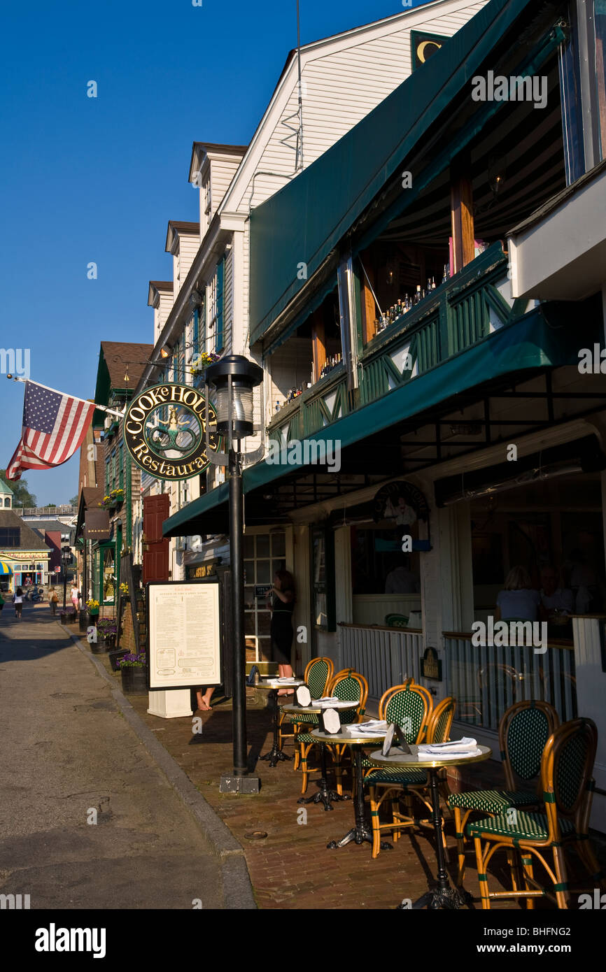 Le restaurant de l'hôtel dans Clarke Cooke NEWPORT RI Banque D'Images