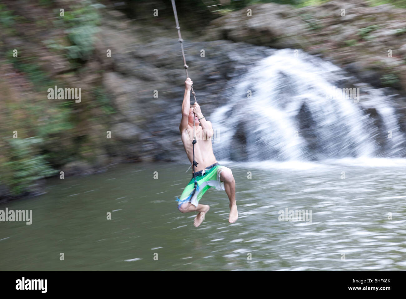 Cascades de Montezuma au Costa Rica Banque D'Images