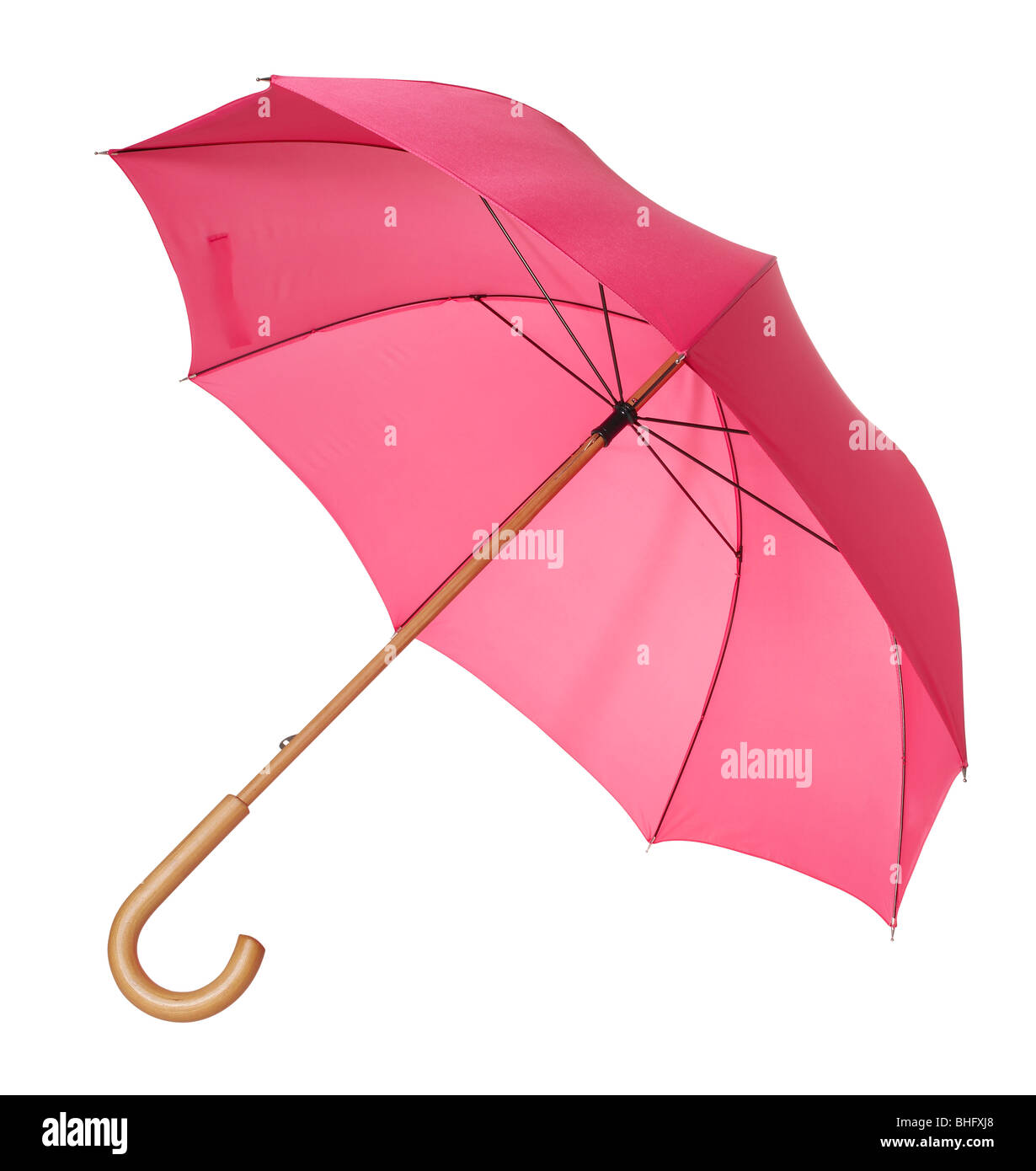 Parapluie rouge Banque D'Images