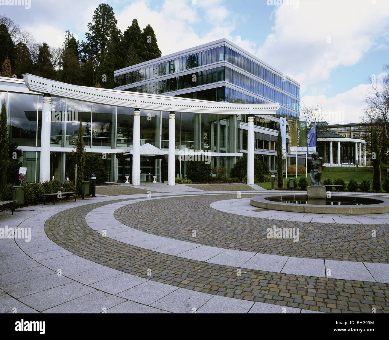 Baden baden caracalla therme spa black Banque de photographies et d