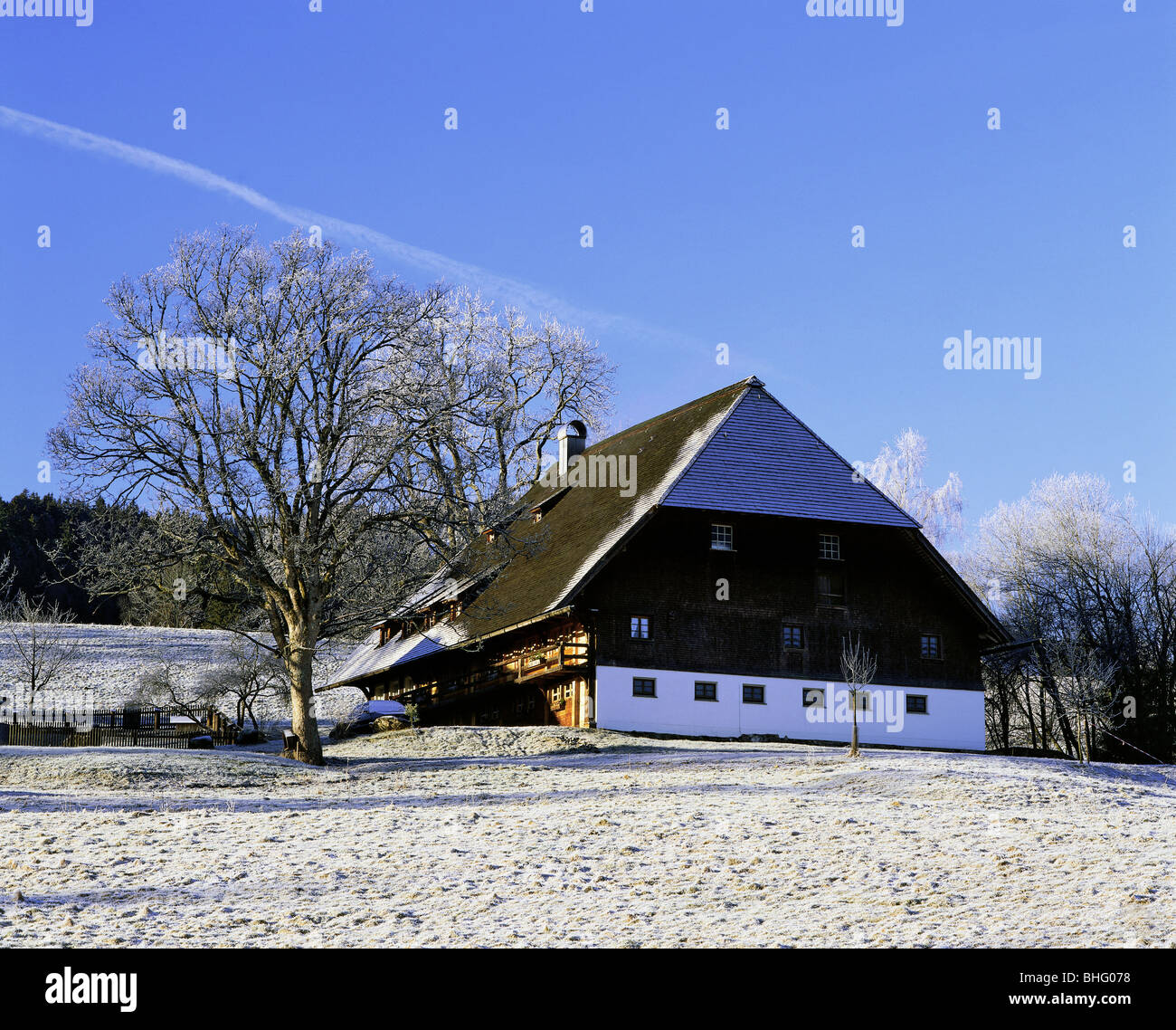 Maison typique de la forêt noire Banque de photographies et d’images à