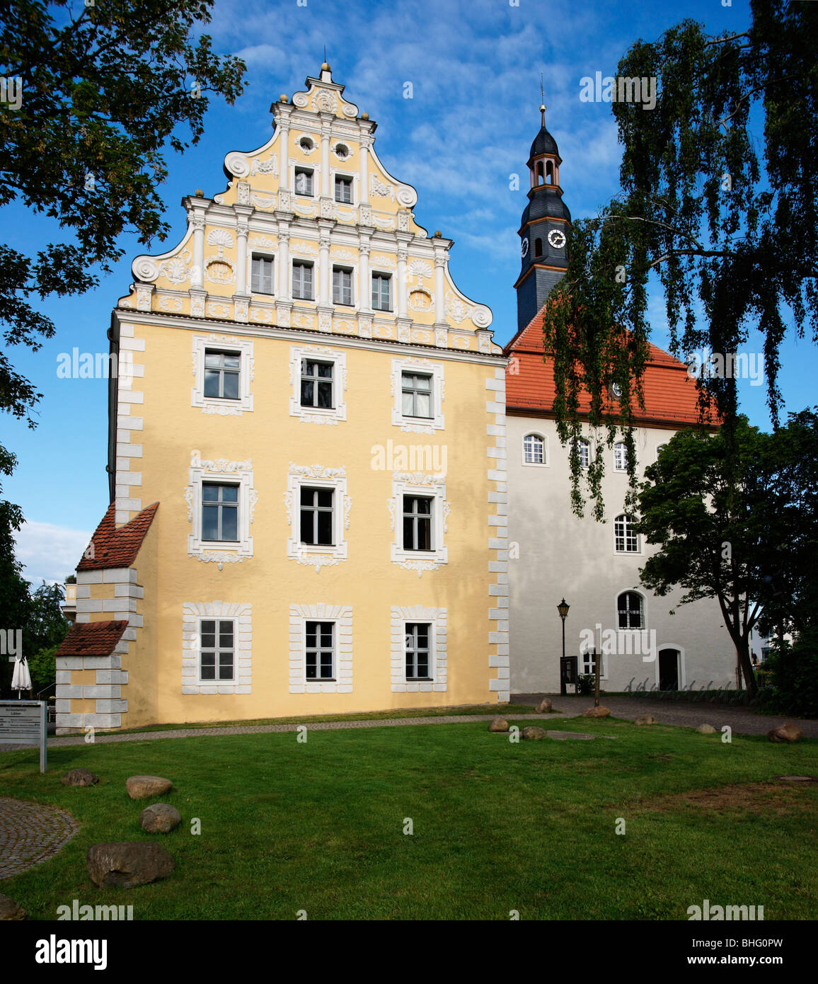 Luebben château, forêt de la Spree, Brandebourg, Allemagne Banque D'Images