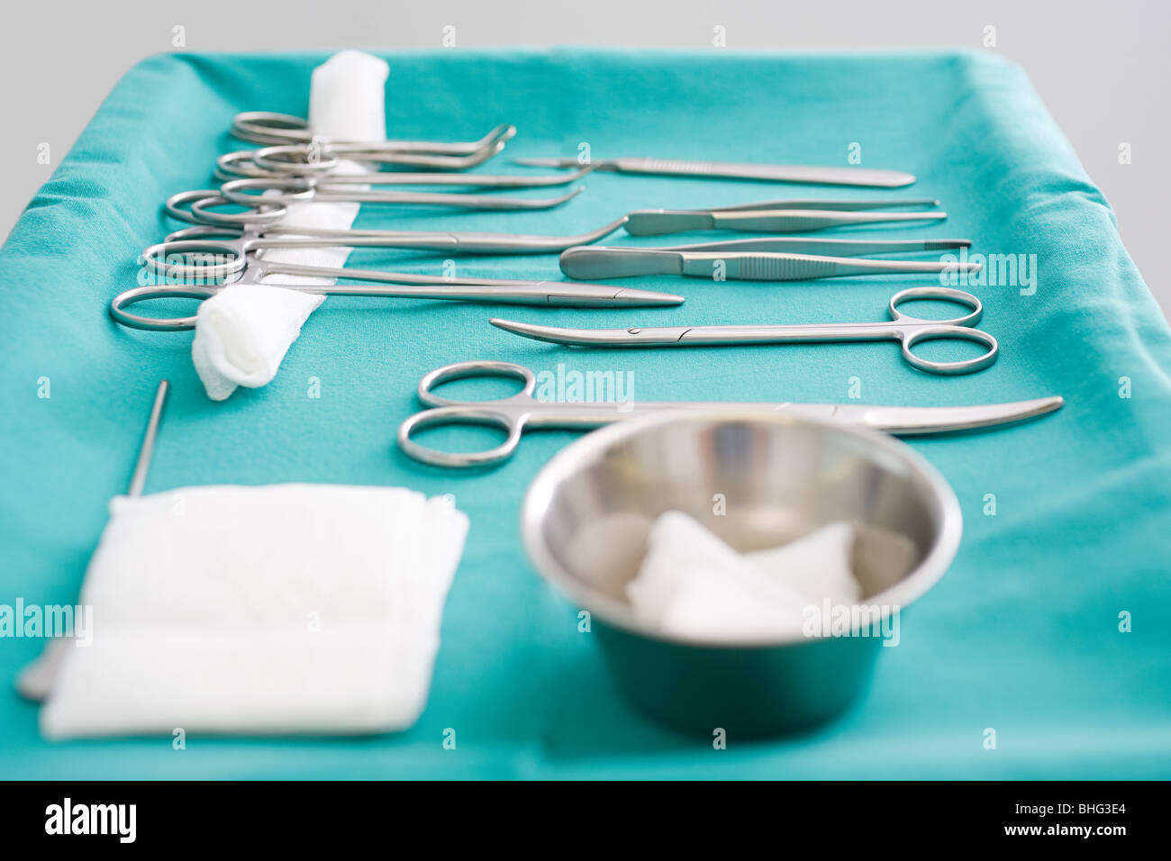 Le matériel chirurgical Banque D'Images