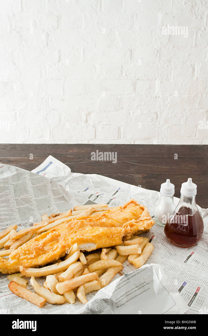 Fish and chips Banque D'Images