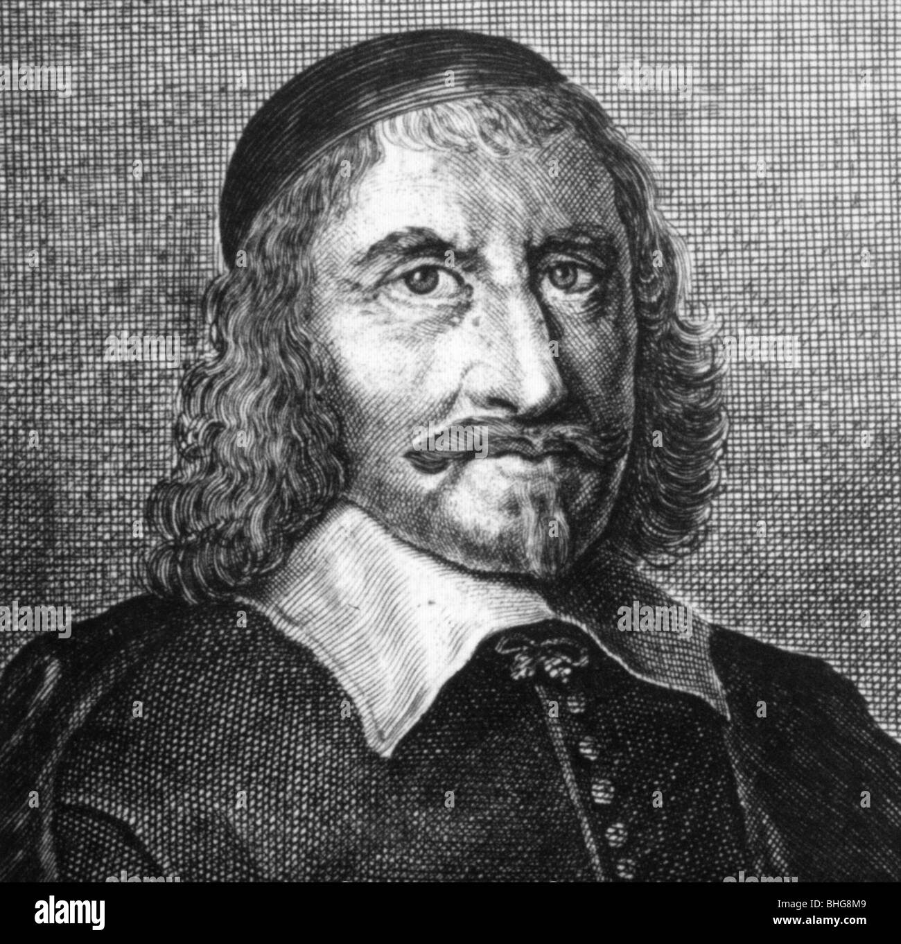 THOMAS HOBBES - philosophe politique anglais (1588-1679) Banque D'Images