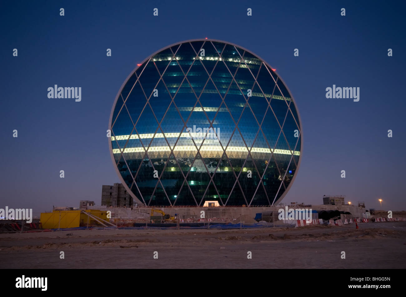 L'AC, Raha Beach, Abu Dhabi, UAE Banque D'Images