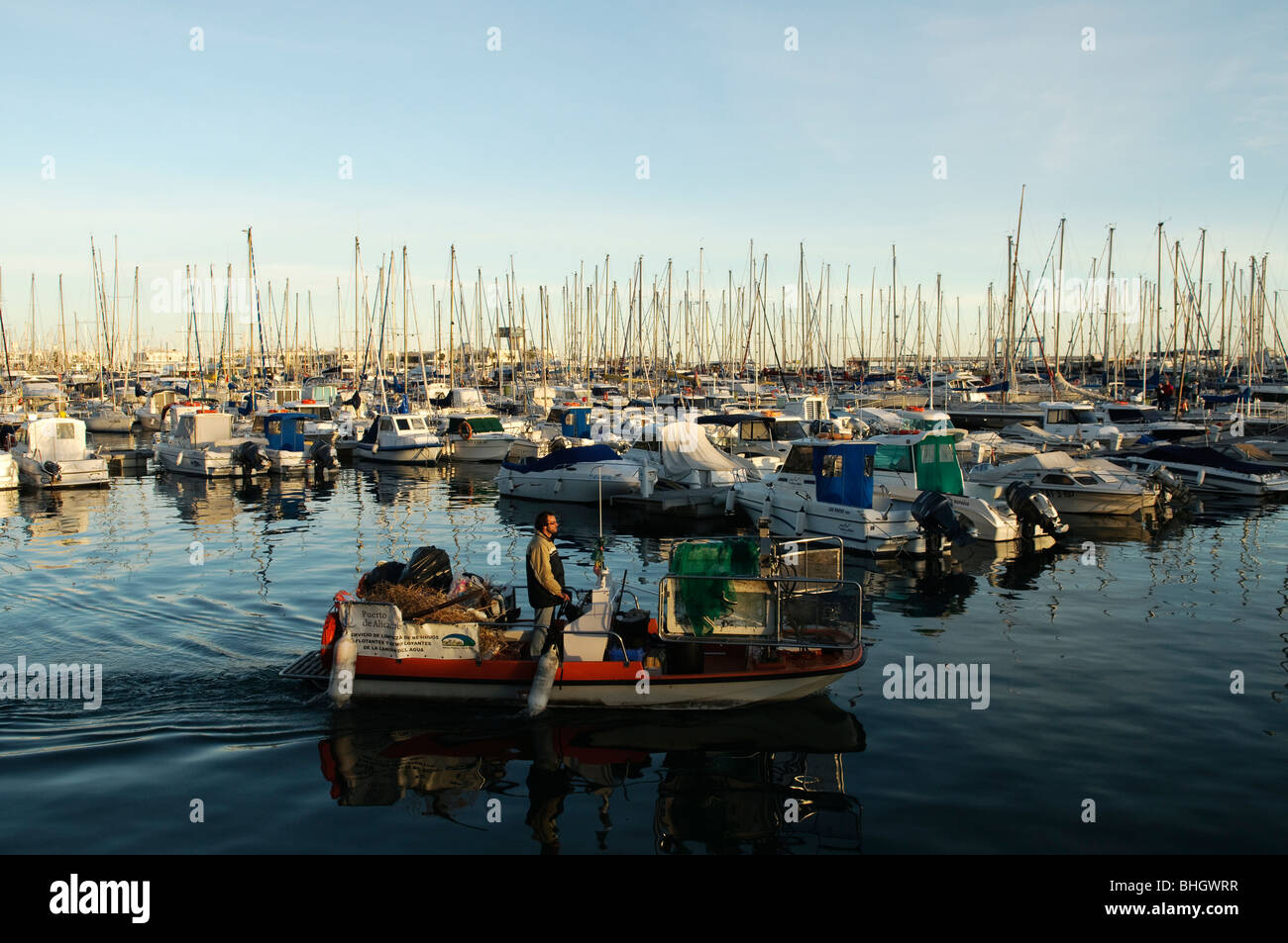 Port d'Alicante, Costa Blanca, Espagne Banque D'Images