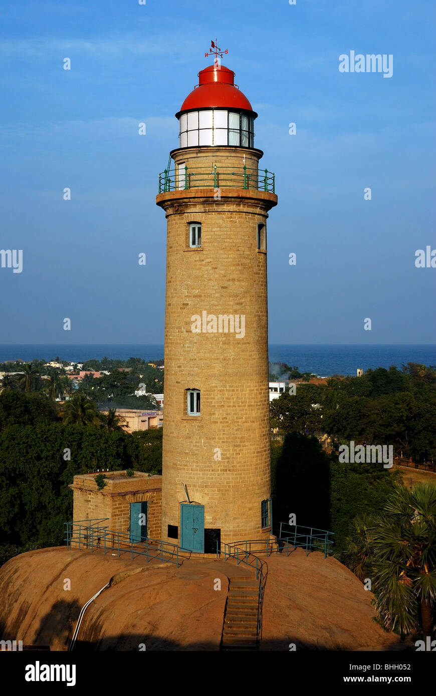 Leuchtturm Mahabalipuram Inde Banque D'Images