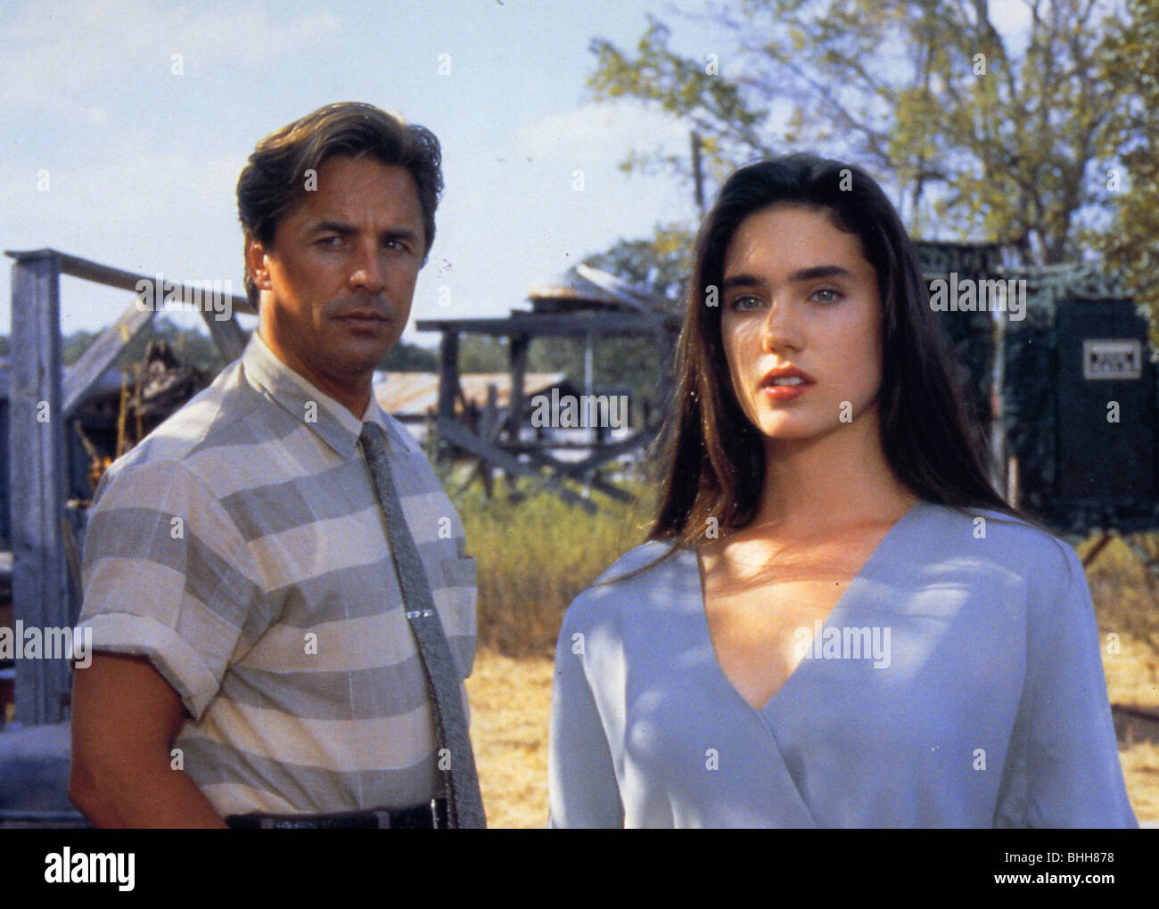 Le POINT CHAUD - 1990 Grade/Orion film avec Don Johnson et Virginia Madsen Banque D'Images