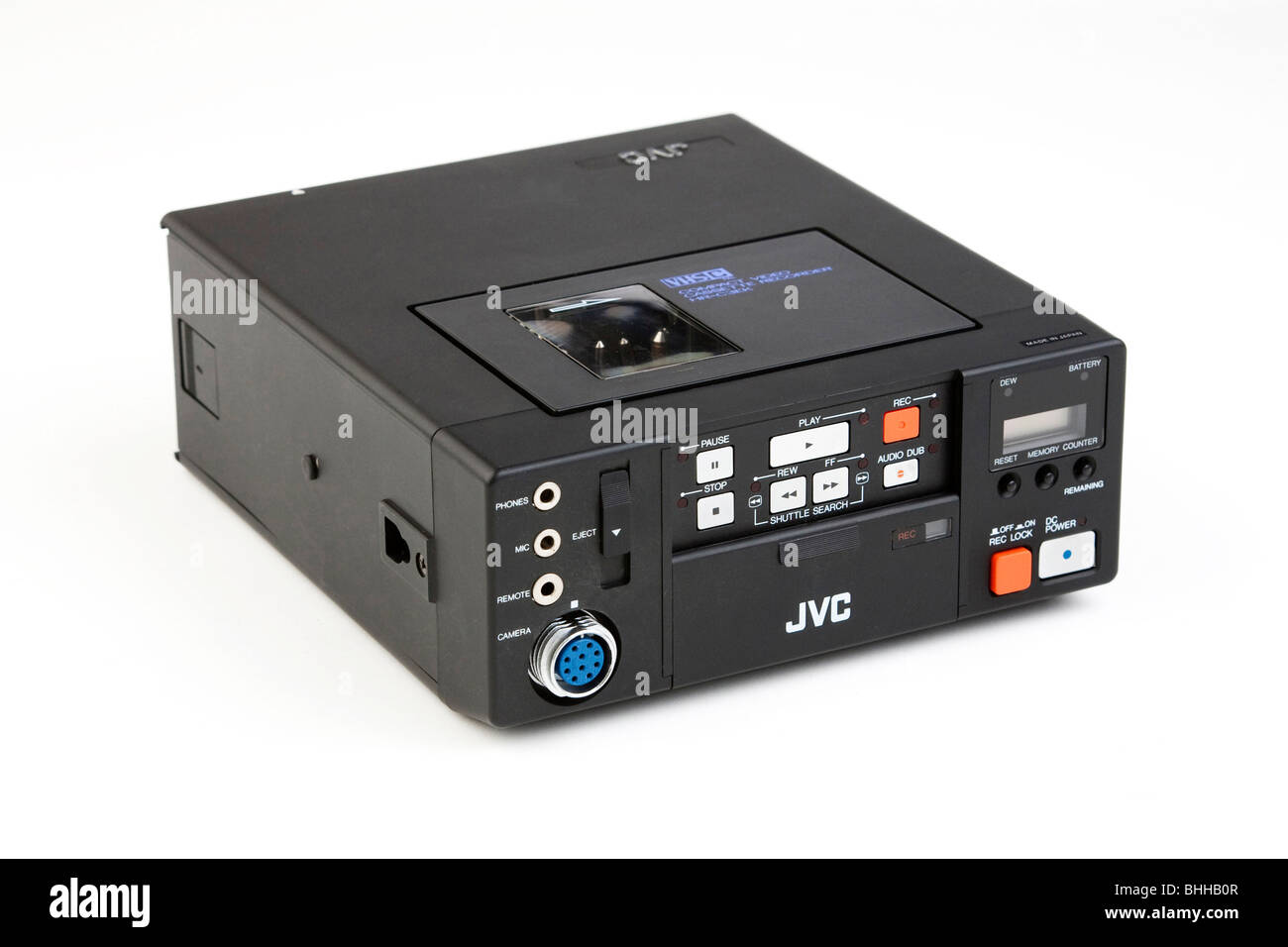 Portable JVC cassette VHS-C format video recorder Photo Stock - Alamy