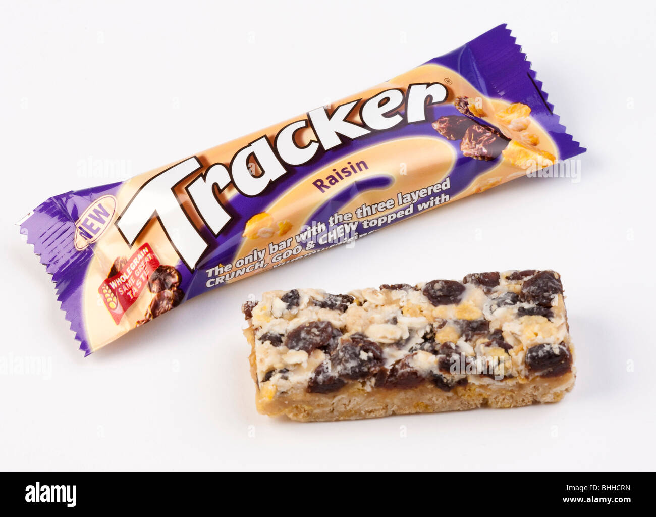 Snack-bars petit déjeuner faible en gras Banque D'Images