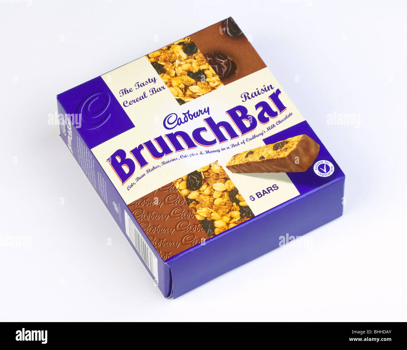 BrunchBar Cadbury céréales petit déjeuner snack-bars Banque D'Images