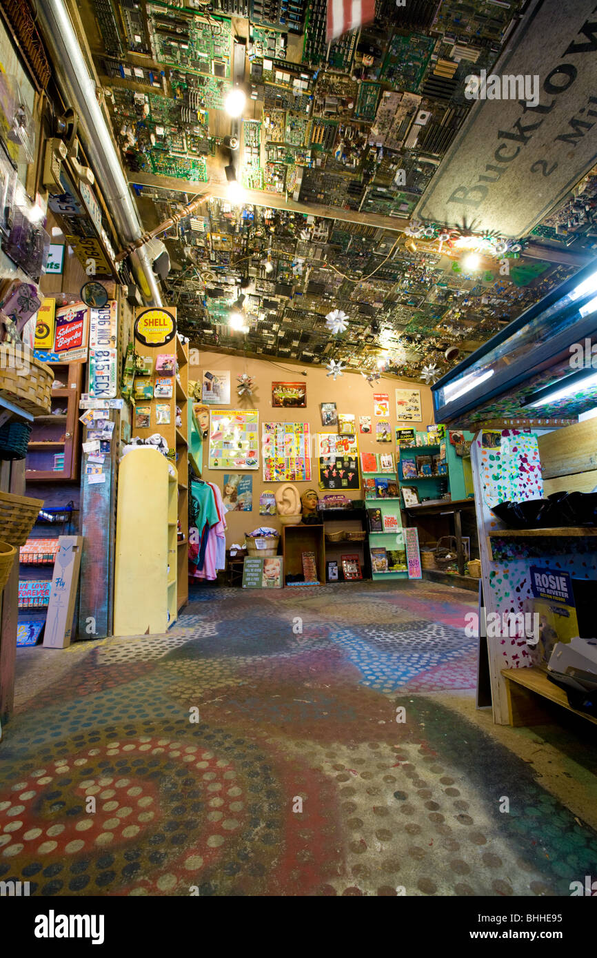 Abita Mystery House aka UCM Museum, Abita Springs, en Louisiane Banque D'Images