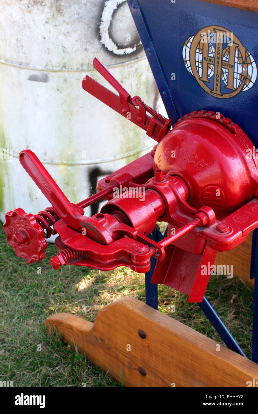 Burr mill pour meuler feed Banque D'Images