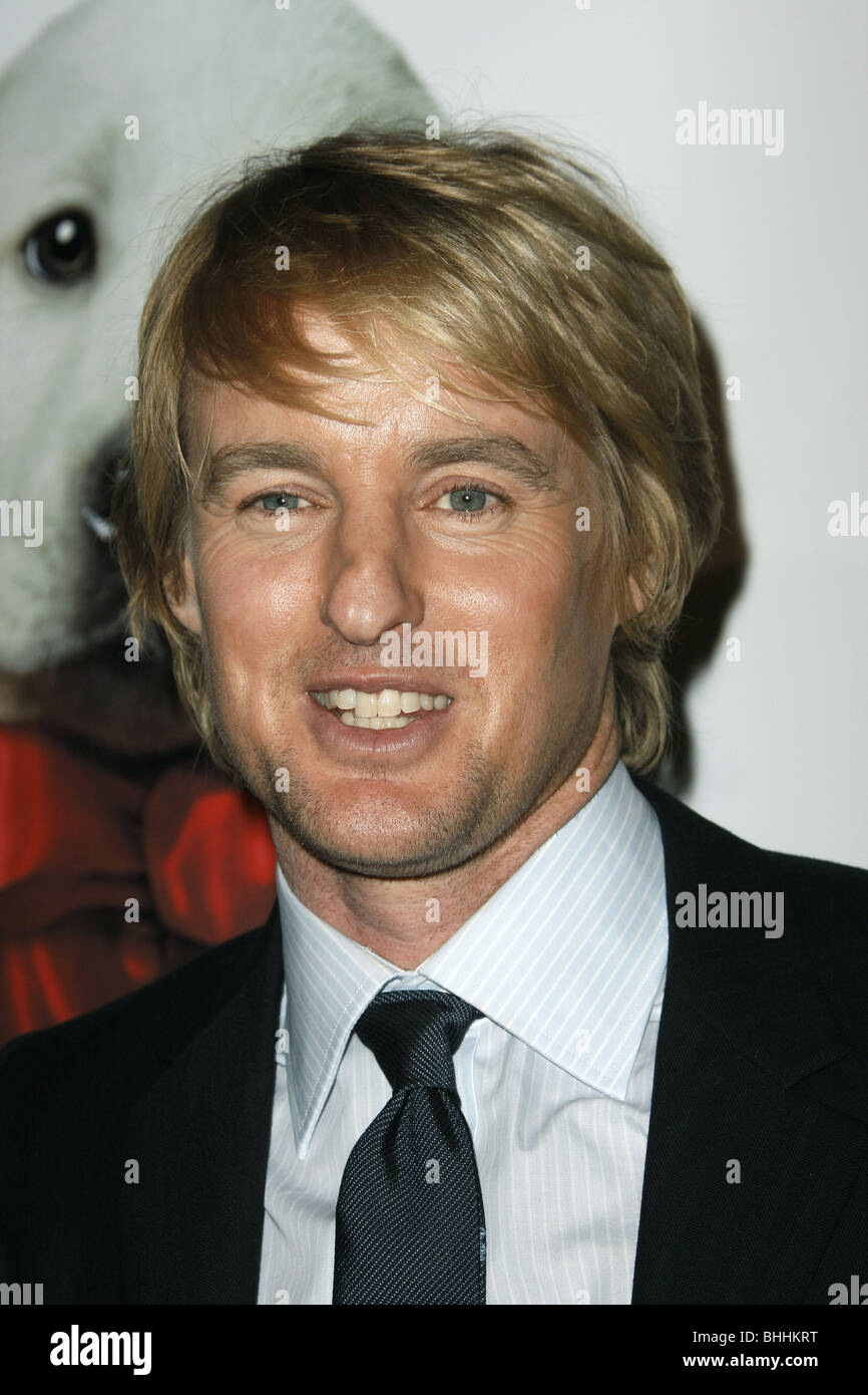 OWEN WILSON MARLEY & ME PREMIERE LOS ANGELES CA USA 11 décembre 2008 Banque D'Images