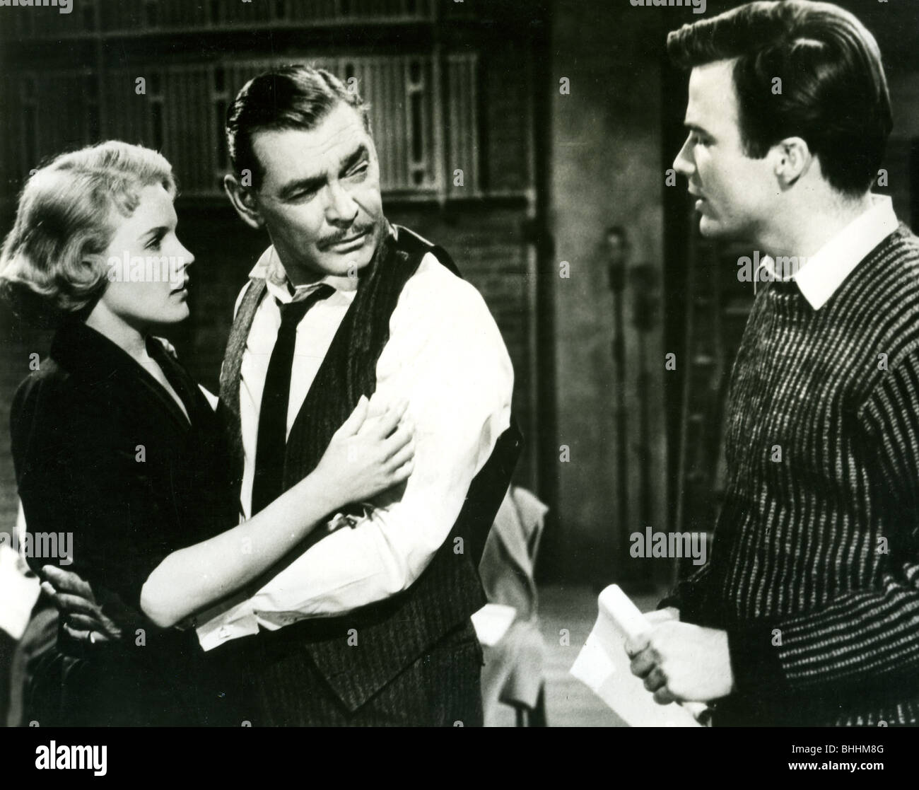 Mais pas pour moi - 1959 film Paramount avec Clark Gable à gauche et Carroll Baker Banque D'Images