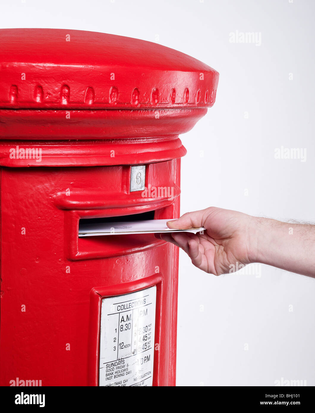 Pilier post box office postal Royal Mail lettre Banque D'Images