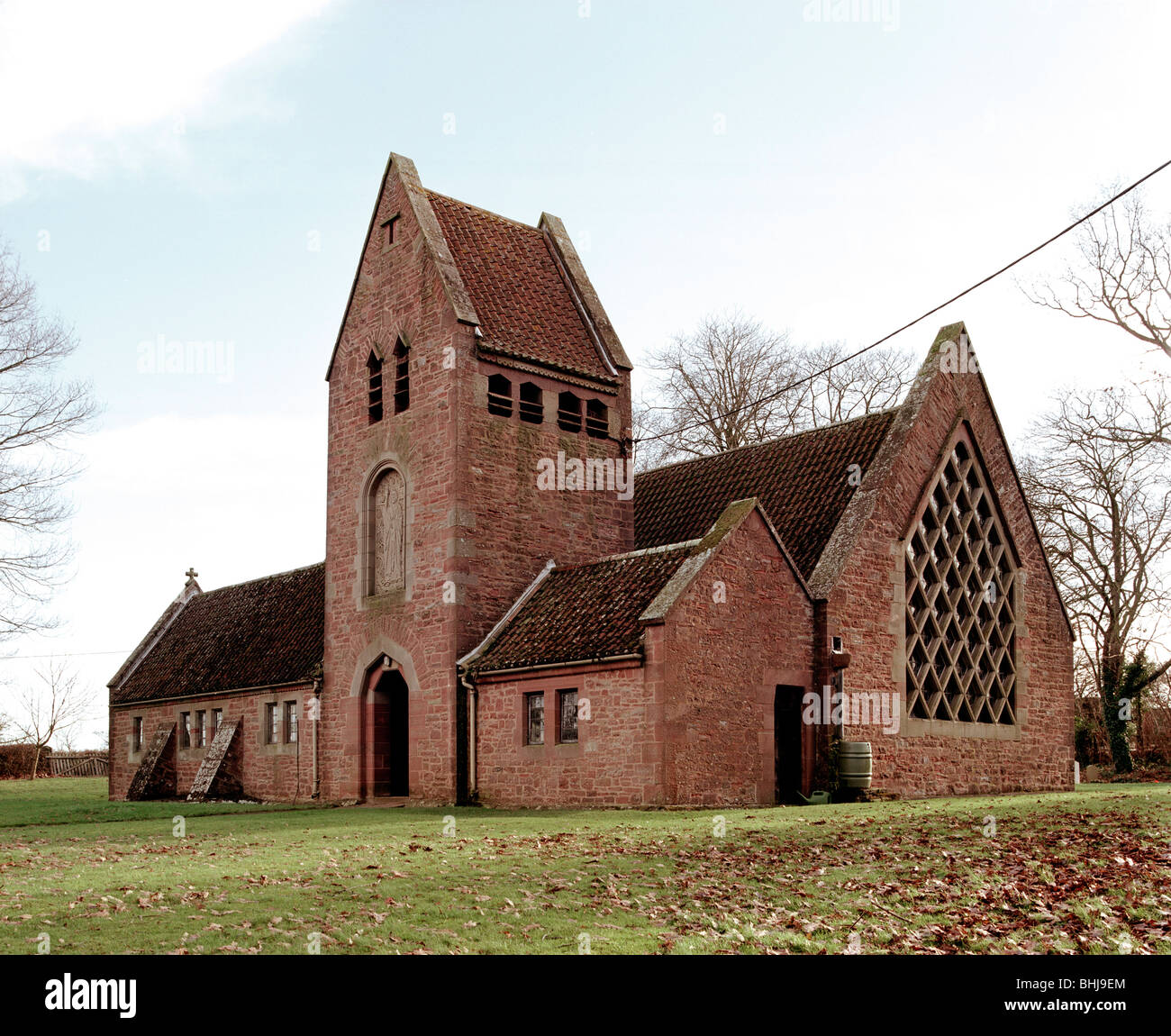 Eglise de saint Édouard le Confesseur, Kempley, Gloucestershire, 2001. Artiste : Davies Banque D'Images