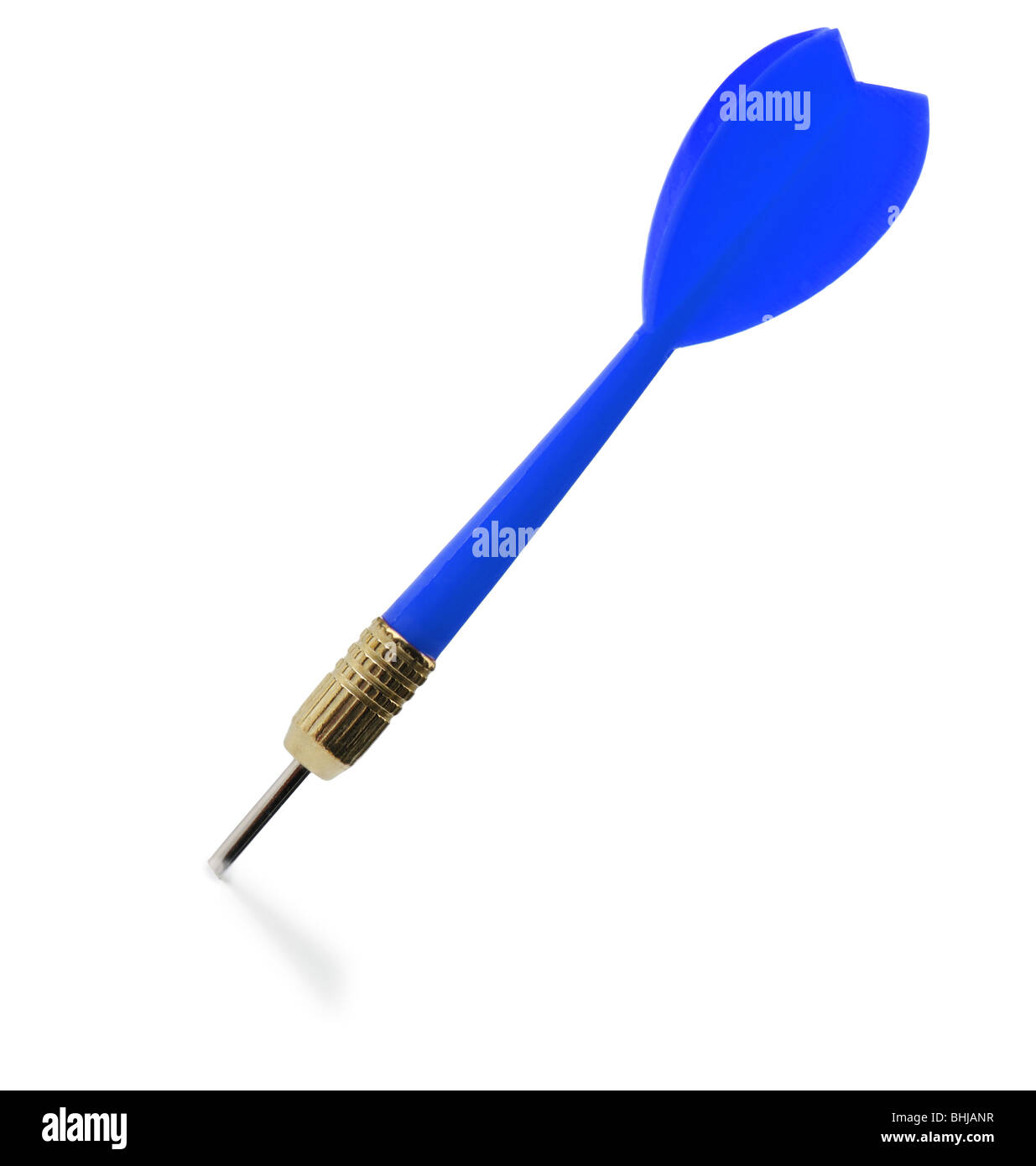 Jeu de fléchettes. Il est isolé sur un fond blanc. Banque D'Images