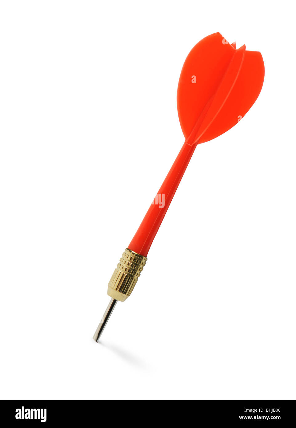 Jeu de fléchettes. Il est isolé sur un fond blanc. Banque D'Images