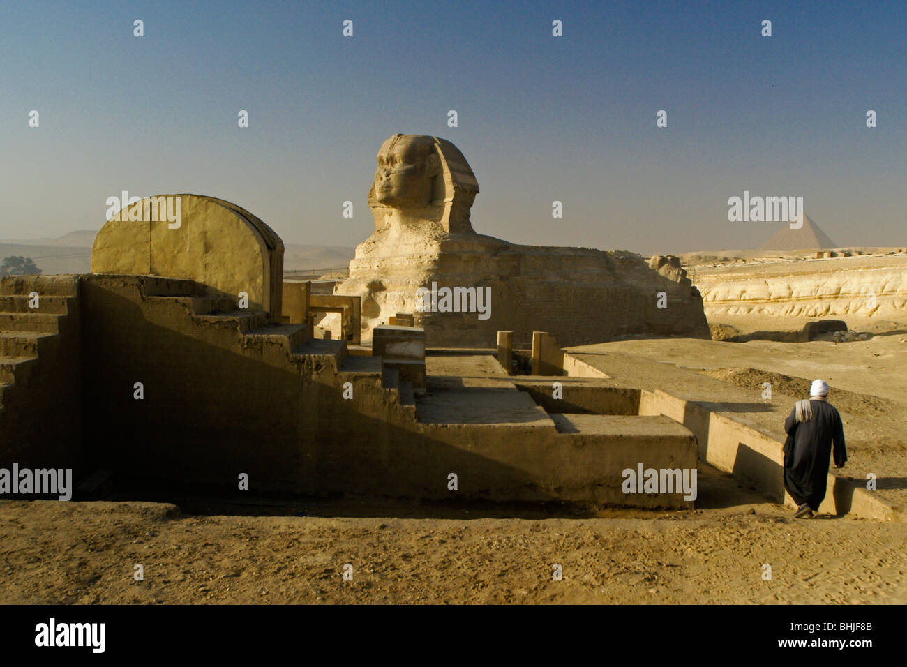 Le Sphinx de Gizeh, Le Caire, Egypte Banque D'Images