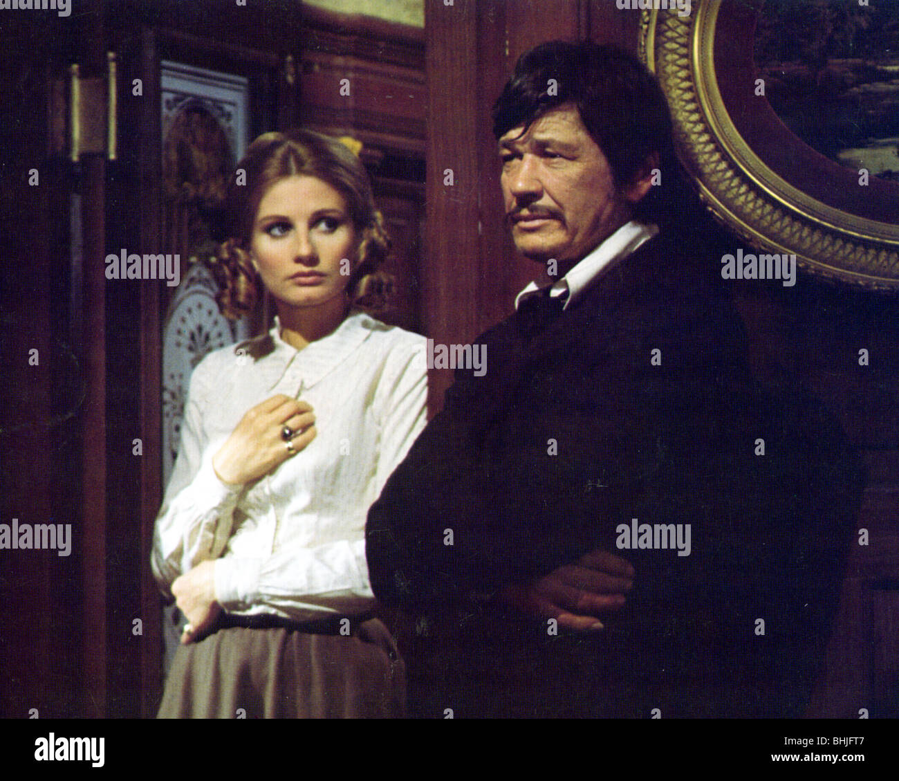 BREAKHEART PASS - 1975 UA film avec Charles Bronson et Jill Ireland Banque D'Images