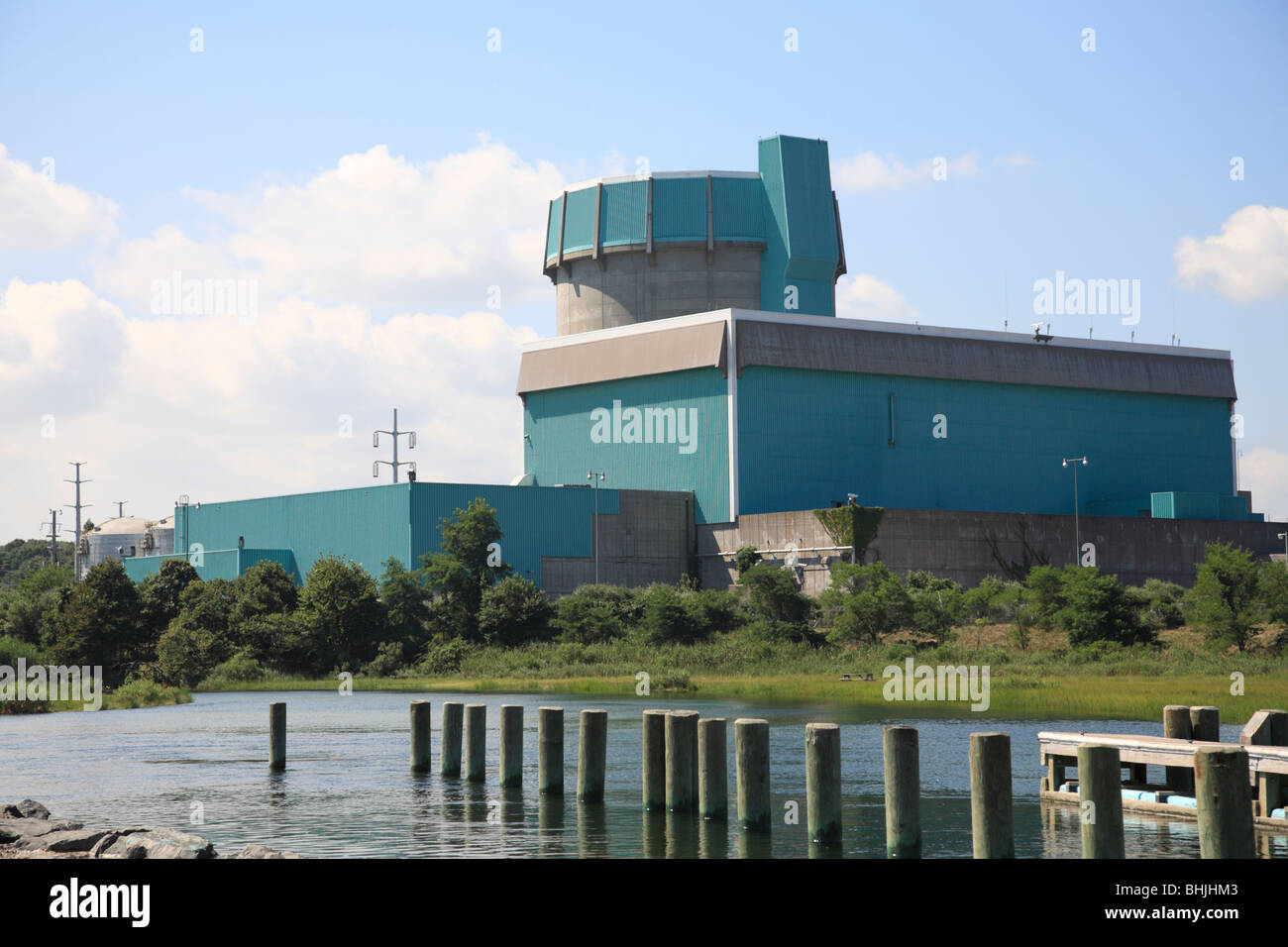 Shoreham Nuclear Power Plant, déclassé après les manifestations à la  hauteur de la No Nukes mouvement, Long Island, New York Photo Stock - Alamy