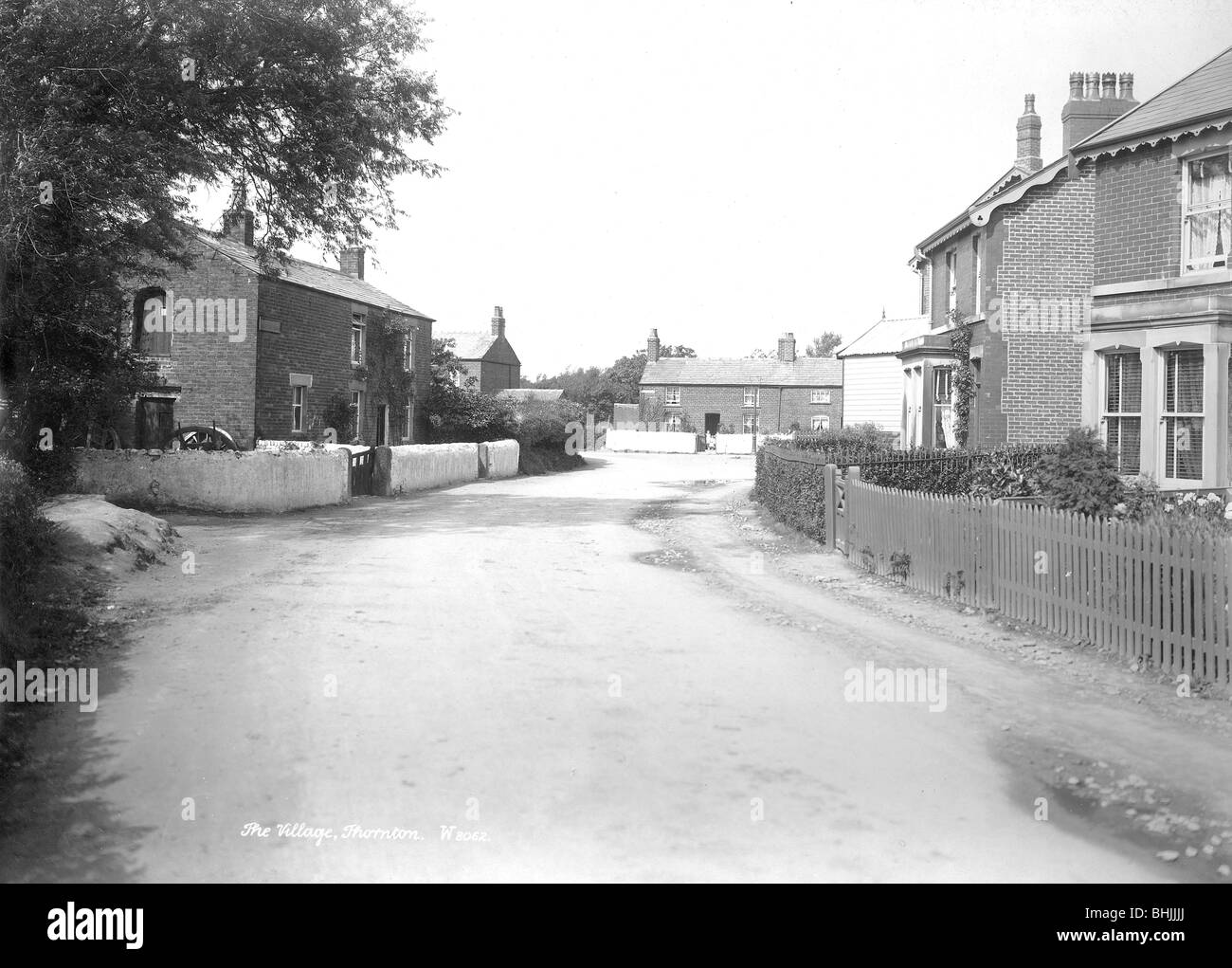 Dans la rue Thornton, Lancashire, 1890-1910. Artiste : Inconnu Banque D'Images