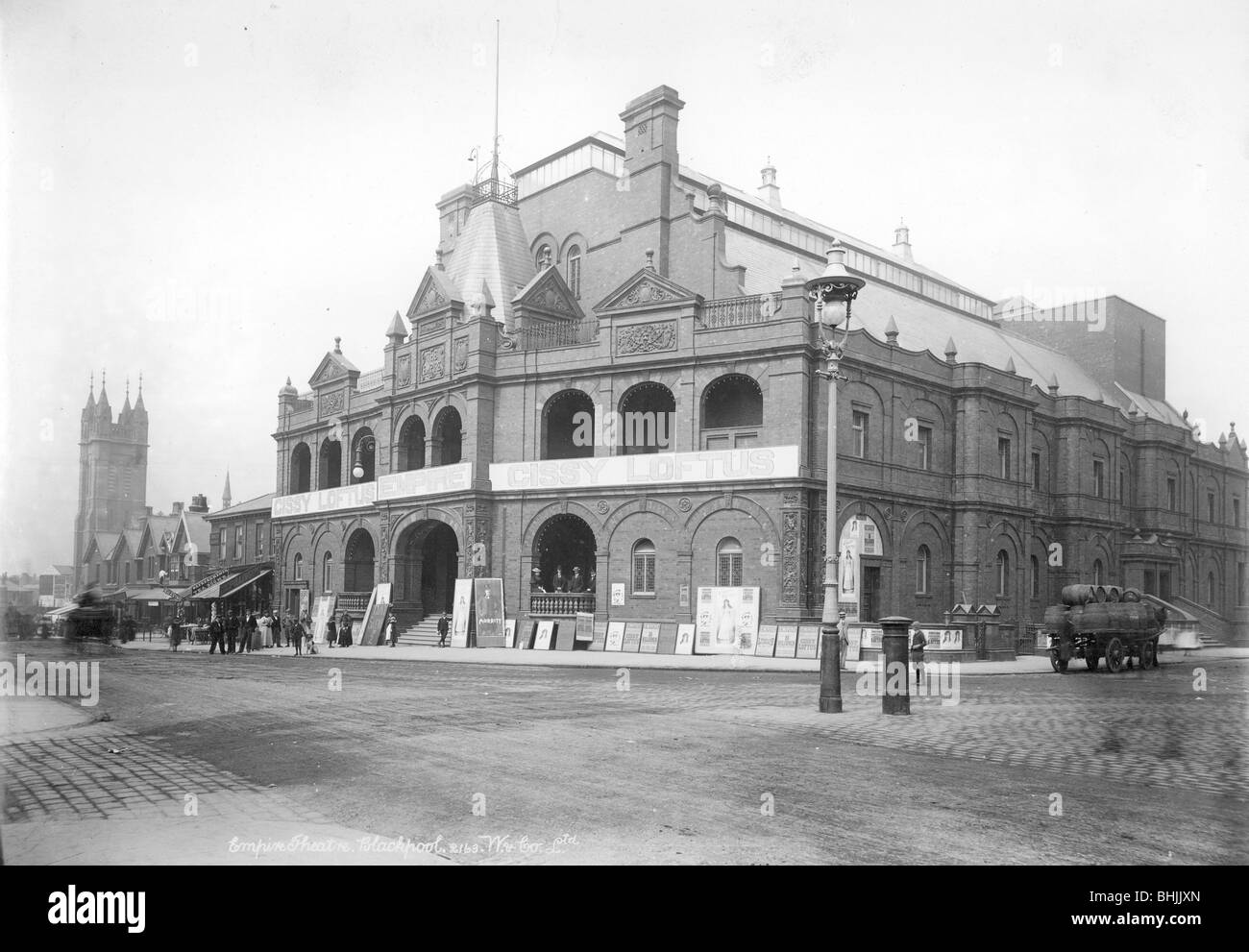 L'Empire Theatre, Blackpool, Lancashire, 1895-1910. Artiste : Inconnu Banque D'Images