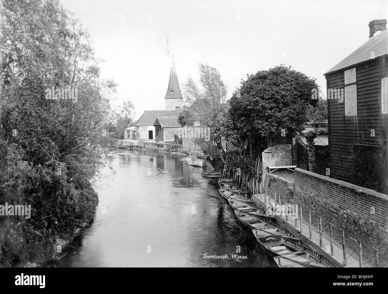 Fordwich, Kent, 1890-1910. Artiste : Inconnu Banque D'Images