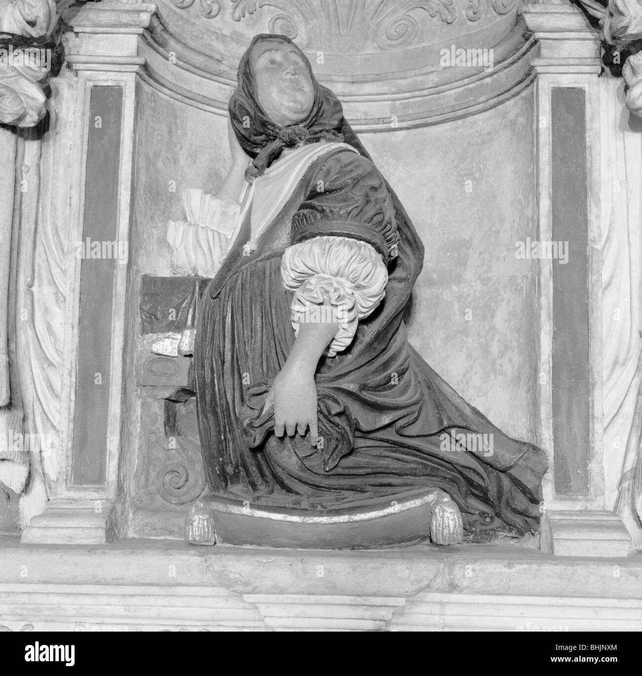 Dame Mary Mary Ann Baynton Monument à St Mark's Church, Bristol, 1945. Artiste : Eric de Maré Banque D'Images