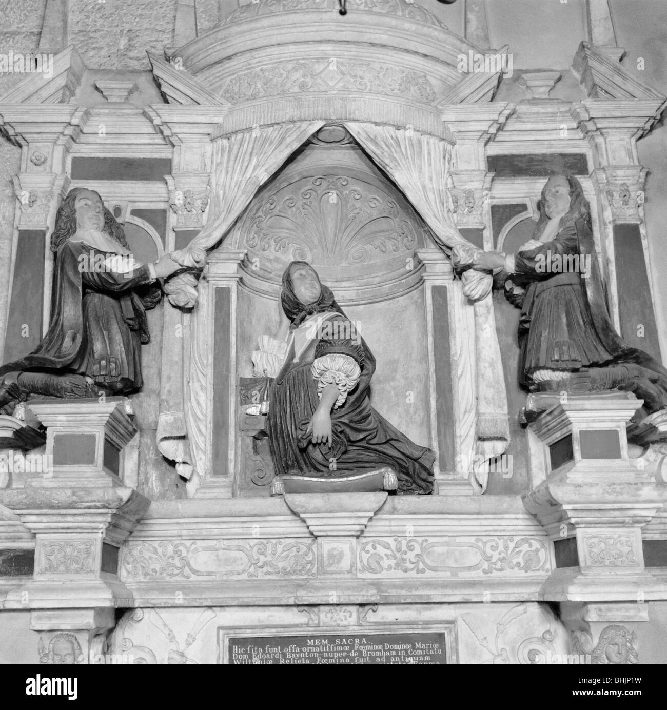 Dame Mary Mary Ann Baynton, monument, église St Mark's College Green, Bristol, 1945. Artiste : Eric de Maré Banque D'Images