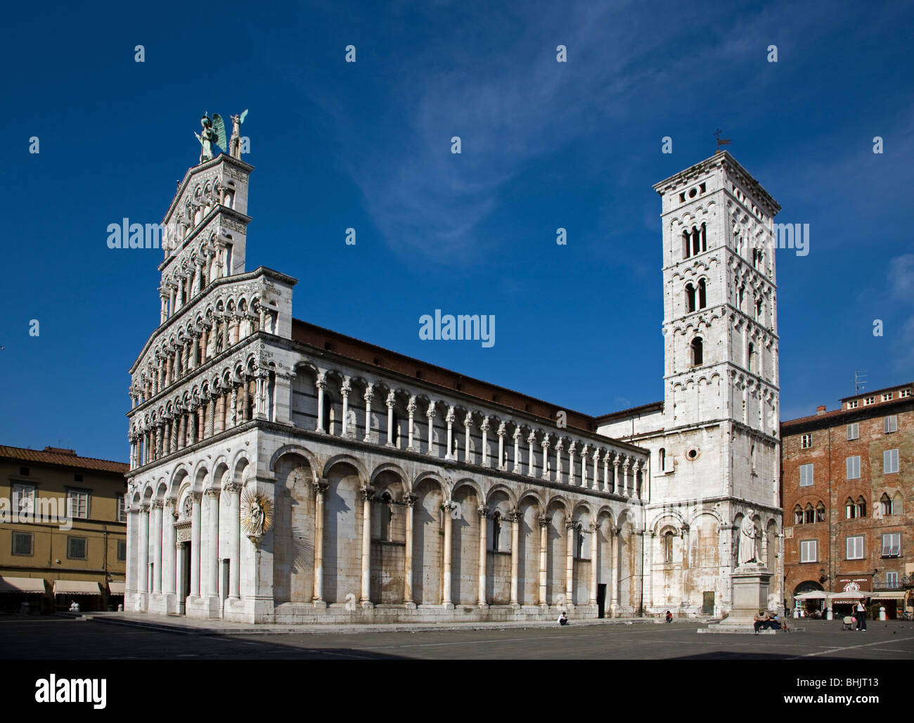 Italie, Toscane, Lucca Eglise San Michele in Foro Banque D'Images